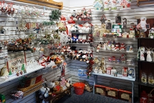 Christmas corner at Mary yoders Amish kitchen